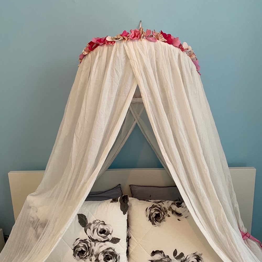 pb kids flower canopy